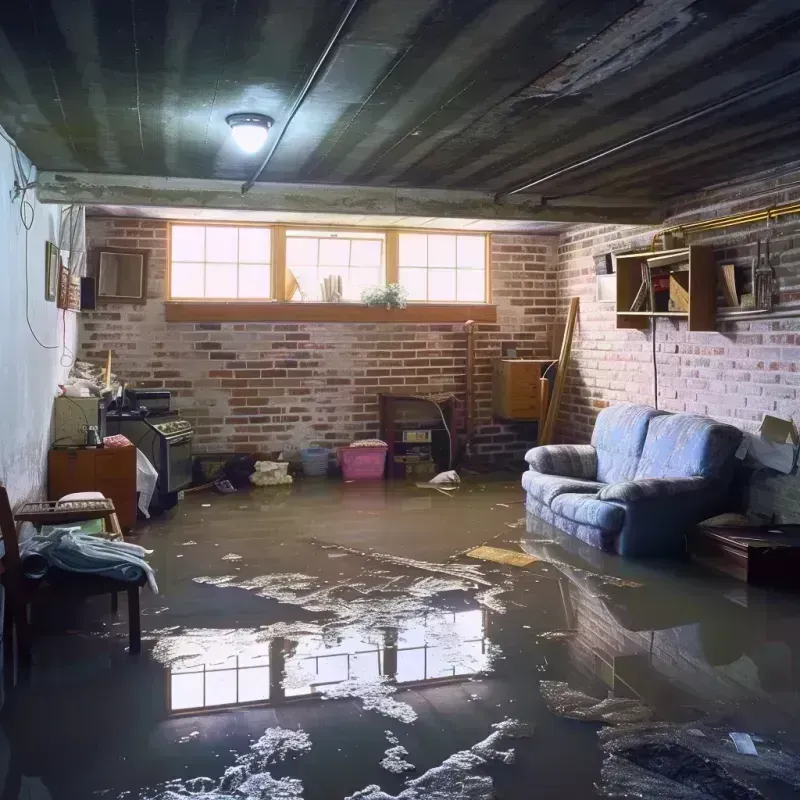 Flooded Basement Cleanup in Gilford, NH